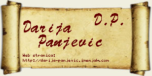 Darija Panjević vizit kartica